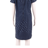 LAURA ASHLEY Womens Shift Dress Blue Floral Short Sleeve Knee Length UK 12