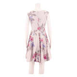 JOULES Occasion Wear Womens Fit & Flare Dress Grey Floral Knee Length UK 8
