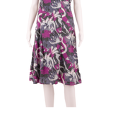 FAT FACE Womens A-Line Dress Purple Floral Sleeveless Knee Length UK 8
