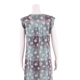 WHITE STUFF Womens Shift Dress Blue Floral Short Sleeve Knee Length UK 10