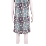 WHITE STUFF Womens Shift Dress Blue Floral Short Sleeve Knee Length UK 10