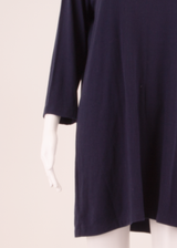 REFORMATION Womens Shift Dress Blue Long Sleeve Knee Length M