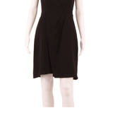 REISS Office Wear Womens Shift Dress Black Sleeveless Knee Length UK 8