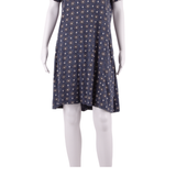 FAT FACE Womens Shift Dress Blue Crazy Pattern Knee Length UK 12