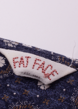 FAT FACE Womens Shift Dress Blue Crazy Pattern Knee Length UK 12