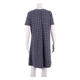 FAT FACE Womens Shift Dress Blue Crazy Pattern Knee Length UK 12