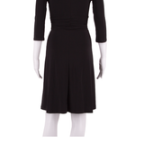 PHASE EIGHT Womens Fit & Flare Dress Beige Viscose Long Sleeve Knee Length UK 8