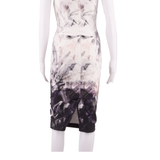 COAST Occasion Wear Womens Bodycon Dress White Floral Sleeveless Midi UK 6
