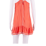 SUPERDRY Womens Mini Dress Orange Crazy Pattern Sleeveless Short S