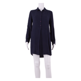 FAT FACE Womens Shirt Dress Blue Long Sleeve Knee Length UK 10