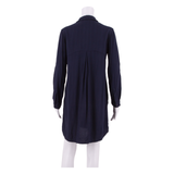 FAT FACE Womens Shirt Dress Blue Long Sleeve Knee Length UK 10