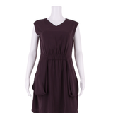 ALL SAINTS Womens Mini Dress Brown Sleeveless Short UK 6