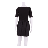 COAST Womens Pencil Dress Black Viscose Short Sleeve Knee Length UK 8
