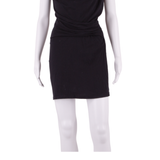 WHISTLES Womens Mini Dress Black Short Sleeve Short XS
