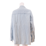 REPLAY Womens Shirt Dress Blue Long Sleeve Short S