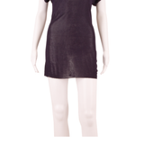 WHISTLES Semi Sheer Womens Bodycon Dress Blue Short Sleeve Knee Length UK 6