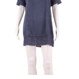 WHITE STUFF Womens Shift Dress Blue Short Sleeve Short UK 14