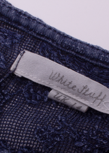 WHITE STUFF Womens Shift Dress Blue Short Sleeve Short UK 14