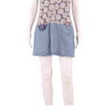 WHITE STUFF Womens Shift Dress Blue Short Sleeve Knee Length UK 14