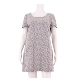 WHITE STUFF Womens Shift Dress Blue Floral Short Sleeve Knee Length UK 14