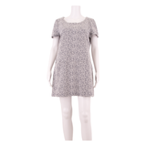 WHITE STUFF Womens Shift Dress Blue Floral Short Sleeve Knee Length UK 14