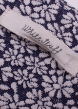 WHITE STUFF Womens Shift Dress Blue Floral Short Sleeve Knee Length UK 14