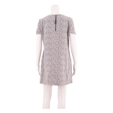 WHITE STUFF Womens Shift Dress Blue Floral Short Sleeve Knee Length UK 14