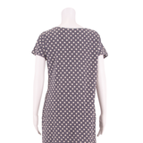WHITE STUFF Womens Shift Dress Blue Spotted Short Sleeve Short UK 14