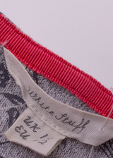 WHITE STUFF Womens Shift Dress Blue Floral Short Sleeve Knee Length UK 14