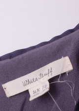 WHITE STUFF Womens Shift Dress Blue Viscose Floral Long Sleeve Knee Length UK 10