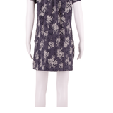 WHITE STUFF Womens T-Shirt Dress Blue Floral Short Sleeve Short UK 14