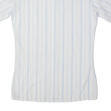 Mens Shirt White Striped M
