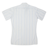 Mens Shirt White Striped M