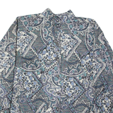 ATELIER GOLDNER SCHNITT Womens Shirt Blue 90s Crazy Pattern L