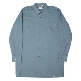 J.WEDER-MEIER AG Mens Worker Shirt Blue Long Sleeve L