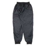 Mens Track Pants Black Tapered M W25 L29