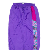 PLAYCREW Womens Track Pants Purple Tapered M W28 L29
