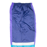 VICTORY TEAM Mens Track Pants Blue Tapered L W30 L32