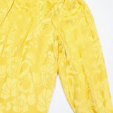 Womens Shirt Yellow Collared Long Sleeve L