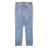 LEVI'S 501S Jeans Distressed Womens Blue Skinny Straight W29 L30