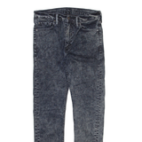 LEVI'S 510 Jeans Mens Grey Slim Skinny Acid Wash W28 L27