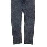 LEVI'S 510 Jeans Mens Grey Slim Skinny Acid Wash W28 L27