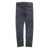 LEVI'S 510 Jeans Mens Grey Slim Skinny Acid Wash W28 L27