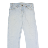 LEVI'S 505 Jeans Orange Tab Mens Blue Regular Straight 90s W34 L32