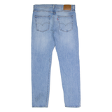 LEVI'S 512 BIG E Jeans Mens Blue Slim Tapered Stone Wash W34 L32