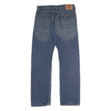 LEVI'S 505 Jeans Mens Blue Regular Straight Rinse W33 L34