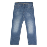 LEVI'S 505 Jeans Mens Blue Regular Straight Stone Wash W34 L29