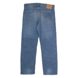 LEVI'S 505 Jeans Mens Blue Regular Straight Stone Wash W34 L29