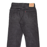 LEVI'S 505 Jeans Mens Black Regular Straight W30 L27