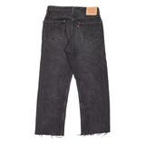 LEVI'S 505 Jeans Mens Black Regular Straight W30 L27